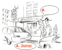 Comedy contest scene.