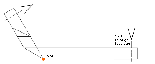 Figure 2, new T-tail design.