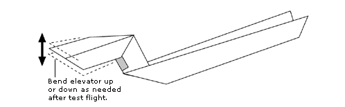 Figure 5, new T-tail design.